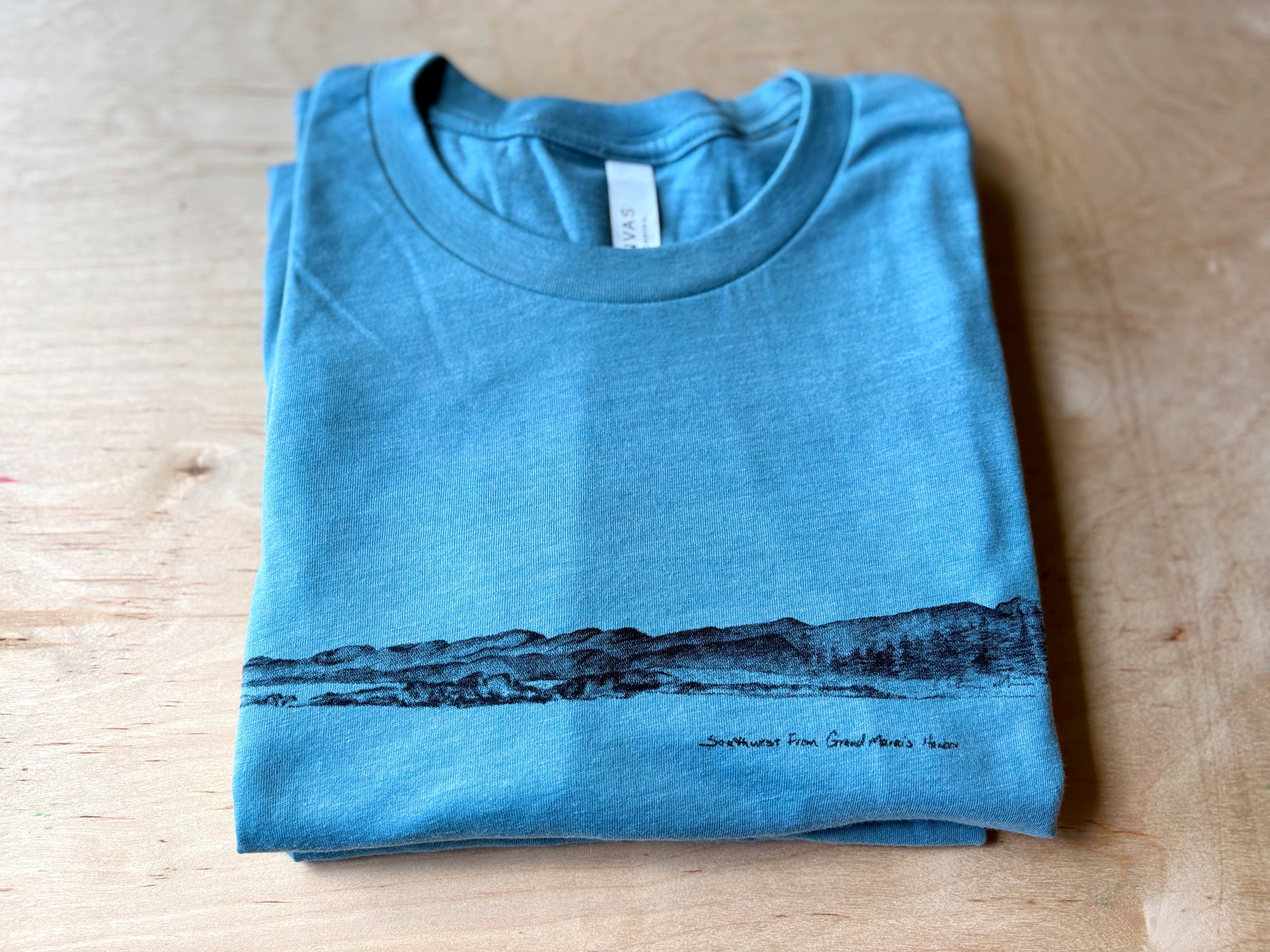 Sawtooth Range, South West from Grand Marais, Teal